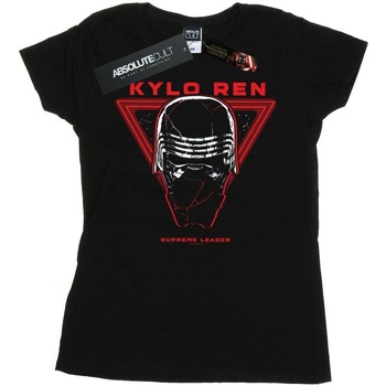 Vêtements Femme T-shirts manches longues Star Wars: The Rise Of Skywalker Star Wars The Rise Of Skywalker Supreme Leader Kylo Ren Noir