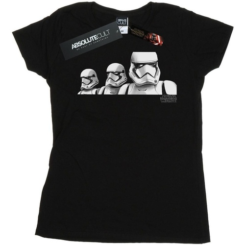 Vêtements Femme T-shirts manches longues Star Wars: The Rise Of Skywalker Star Wars The Rise Of Skywalker Troopers Band Noir