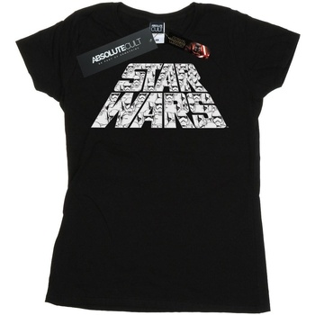 Vêtements Femme T-shirts manches longues Star Wars: The Rise Of Skywalker Autres types de lingerie Skywalker Trooper Filled Logo Noir