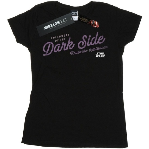 Vêtements Femme T-shirts manches longues Star Wars: The Rise Of Skywalker Dark Side Noir