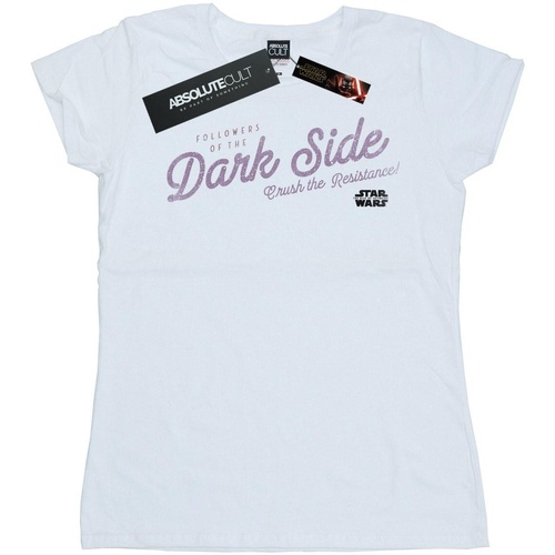 Vêtements Femme T-shirts manches longues Star Wars: The Rise Of Skywalker Star Wars The Rise Of Skywalker Dark Side Blanc