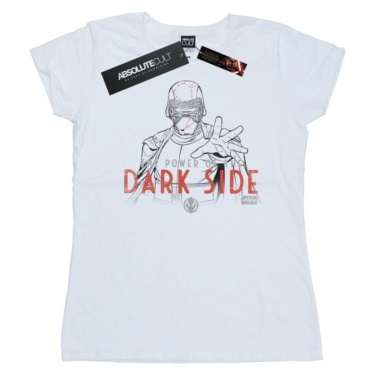 Vêtements Femme T-shirts manches longues Star Wars: The Rise Of Skywalker Dark Side Blanc