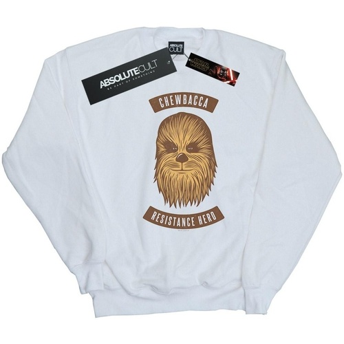 Vêtements Garçon Sweats Star Wars: The Rise Of Skywalker Chewbacca Resistance Hero Blanc