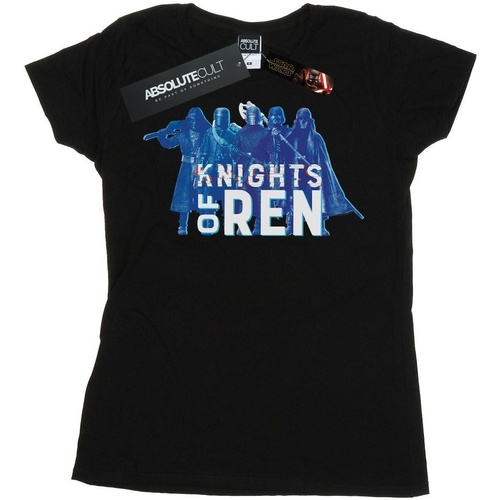 Vêtements Femme T-shirts manches longues Star Wars: The Rise Of Skywalker Knights Of Ren Glitch Noir