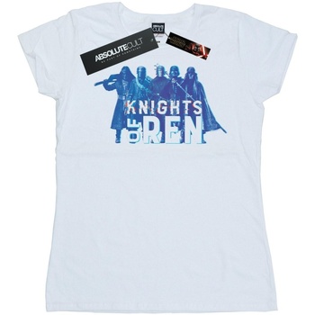 Vêtements Femme T-shirts manches longues Star Wars: The Rise Of Skywalker Knights Of Ren Glitch Blanc
