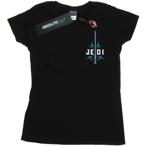 Vêtements Femme T-shirts manches longues Star Wars: The Rise Of Skywalker Jedi Badge Breast Print Noir