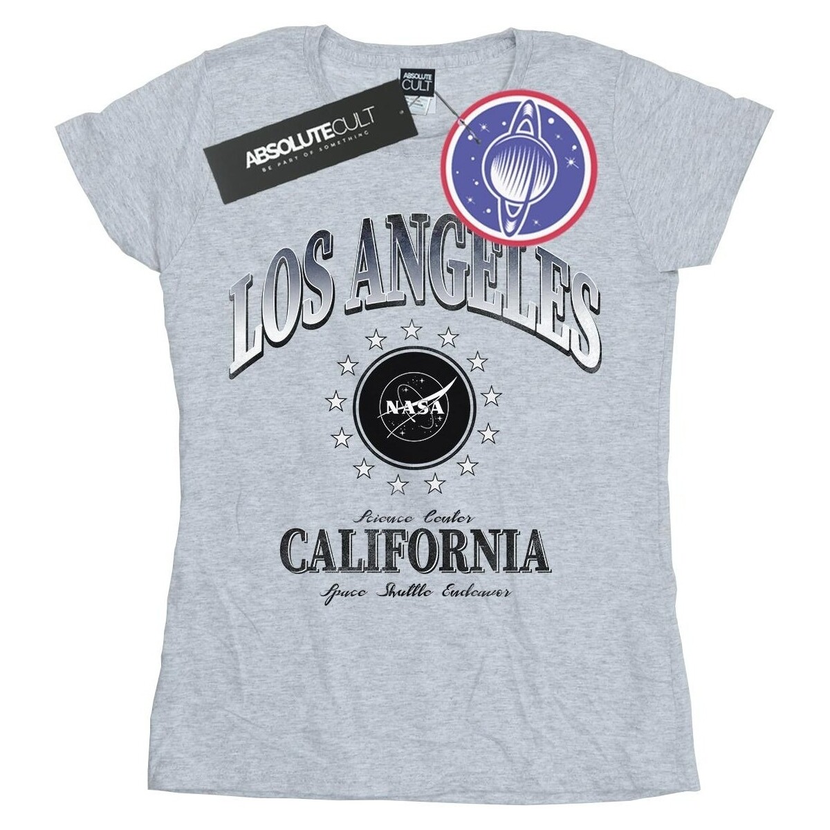 Vêtements Femme T-shirts manches longues Nasa California Science Centre Gris