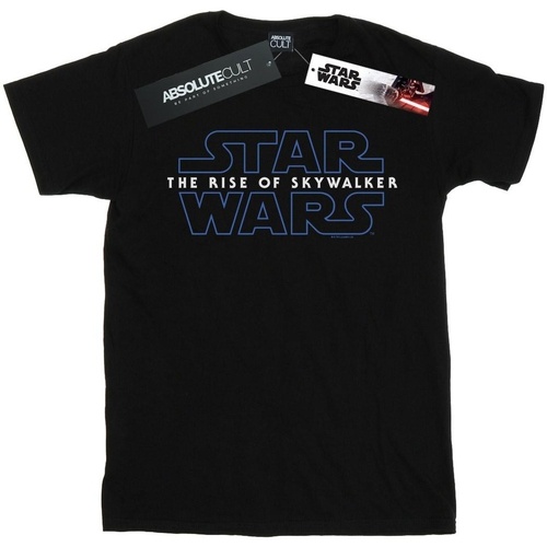 Vêtements Fille T-shirts manches longues Star Wars: The Rise Of Skywalker Star Wars The Rise Of Skywalker Logo Noir