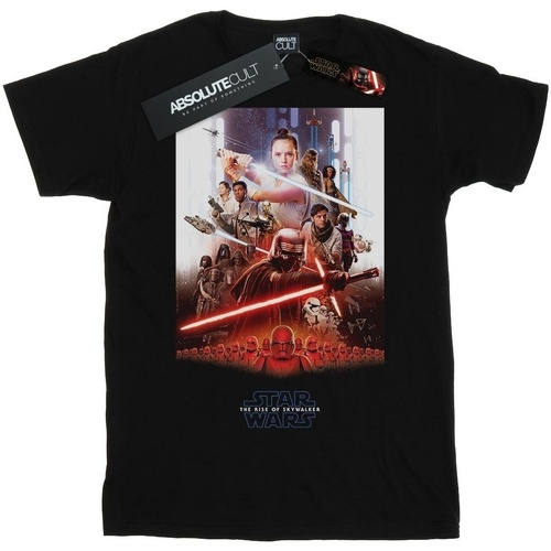 Vêtements Garçon T-shirts manches courtes Star Wars: The Rise Of Skywalker Poster Noir