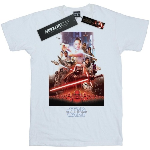 Vêtements Garçon T-shirts manches courtes Star Wars: The Rise Of Skywalker Poster Blanc