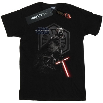 Vêtements Fille T-shirts manches longues Star Wars: The Rise Of Skywalker Kylo Ren Vader Remains Noir