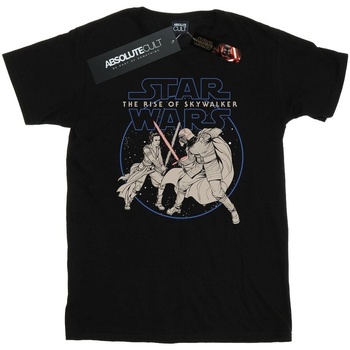 Vêtements Garçon T-shirts manches courtes Star Wars: The Rise Of Skywalker Star Wars The Rise Of Skywalker Rey And Kylo Combat Noir