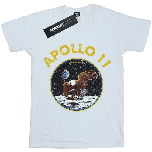 Vêtements Garçon Blanc In Extenso T-shirts imprimés Nasa Classic Apollo 11 Blanc
