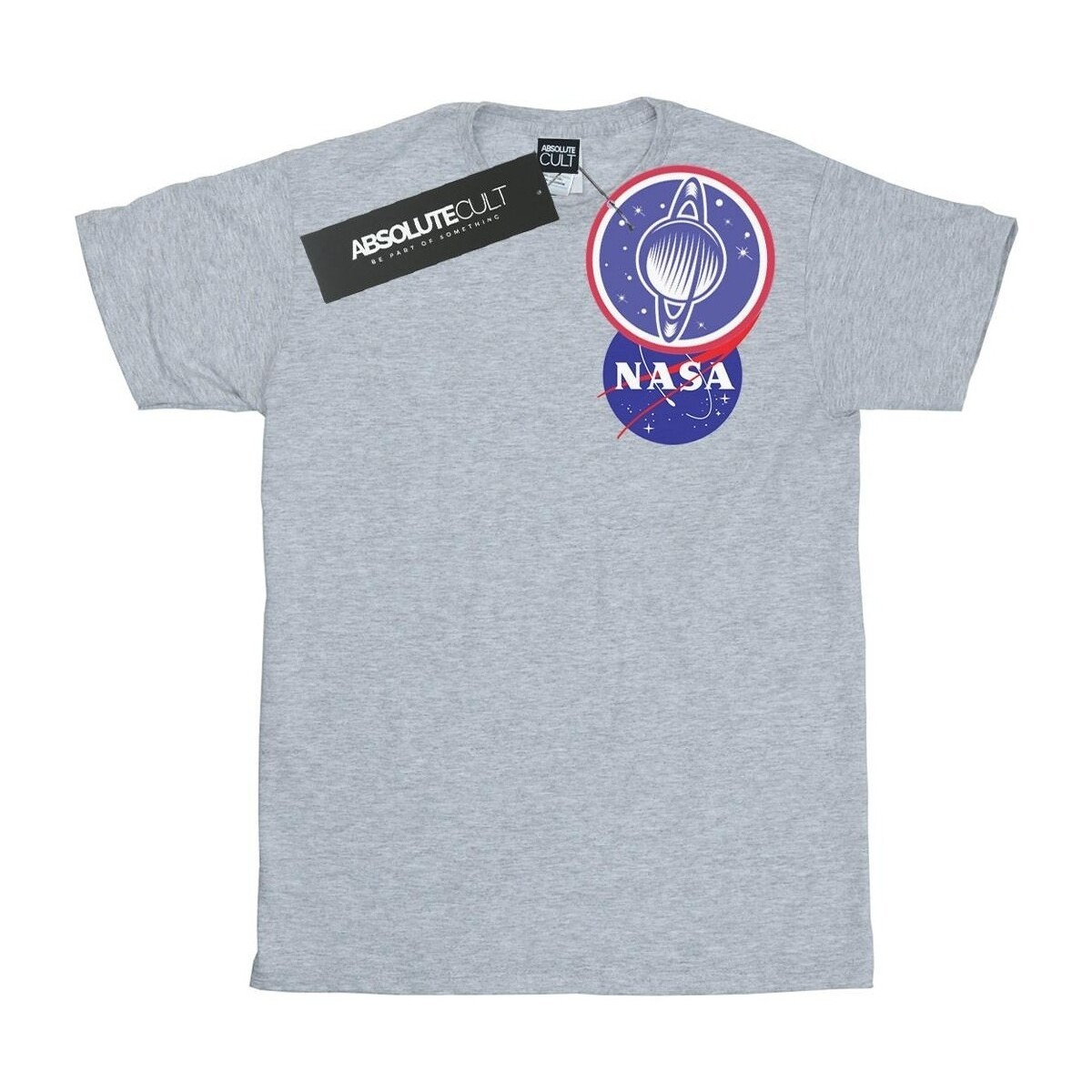 Vêtements Garçon T-shirts manches courtes Nasa Classic Insignia Chest Logo Gris