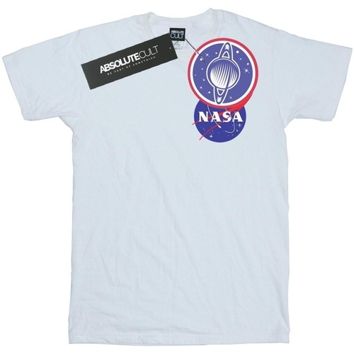 Vêtements Garçon T-shirts manches courtes Nasa Classic Insignia Chest Logo Blanc