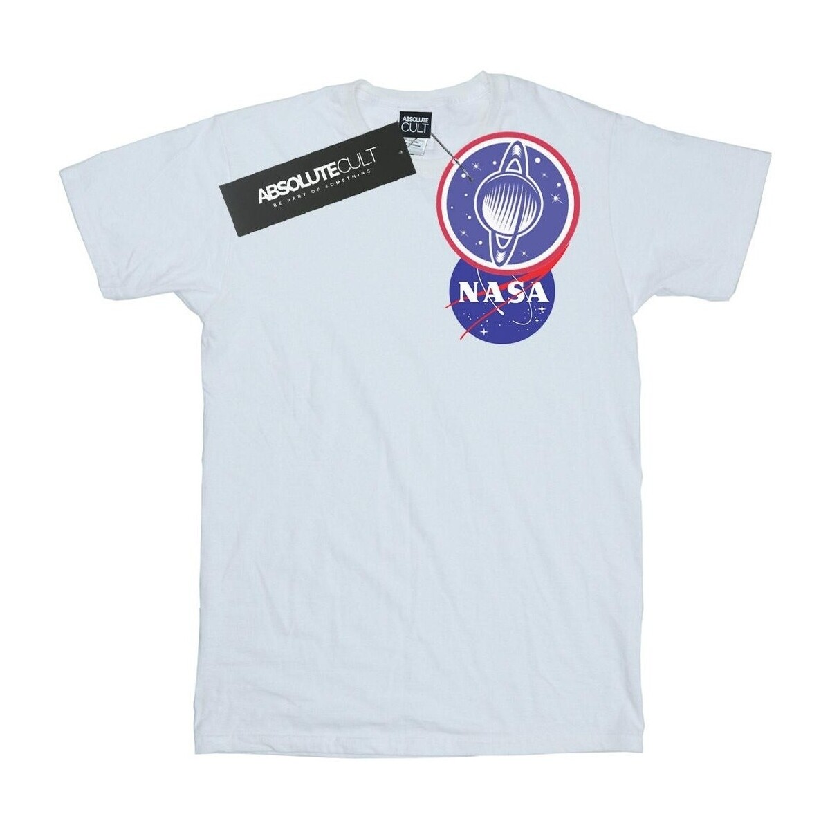 Vêtements Garçon T-shirts manches courtes Nasa Classic Insignia Chest Logo Blanc