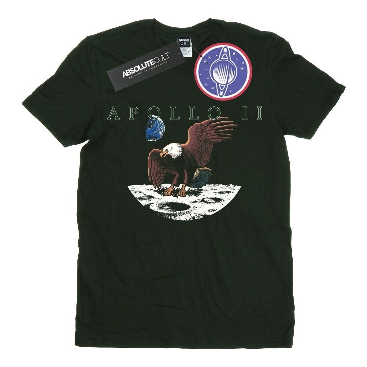Vêtements Garçon T-shirts manches courtes Nasa Apollo 11 Vintage Vert