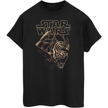 Vêtements Femme T-shirts manches longues Star Wars: The Rise Of Skywalker Autres types de lingerie Skywalker Kylo Ren Mask Noir