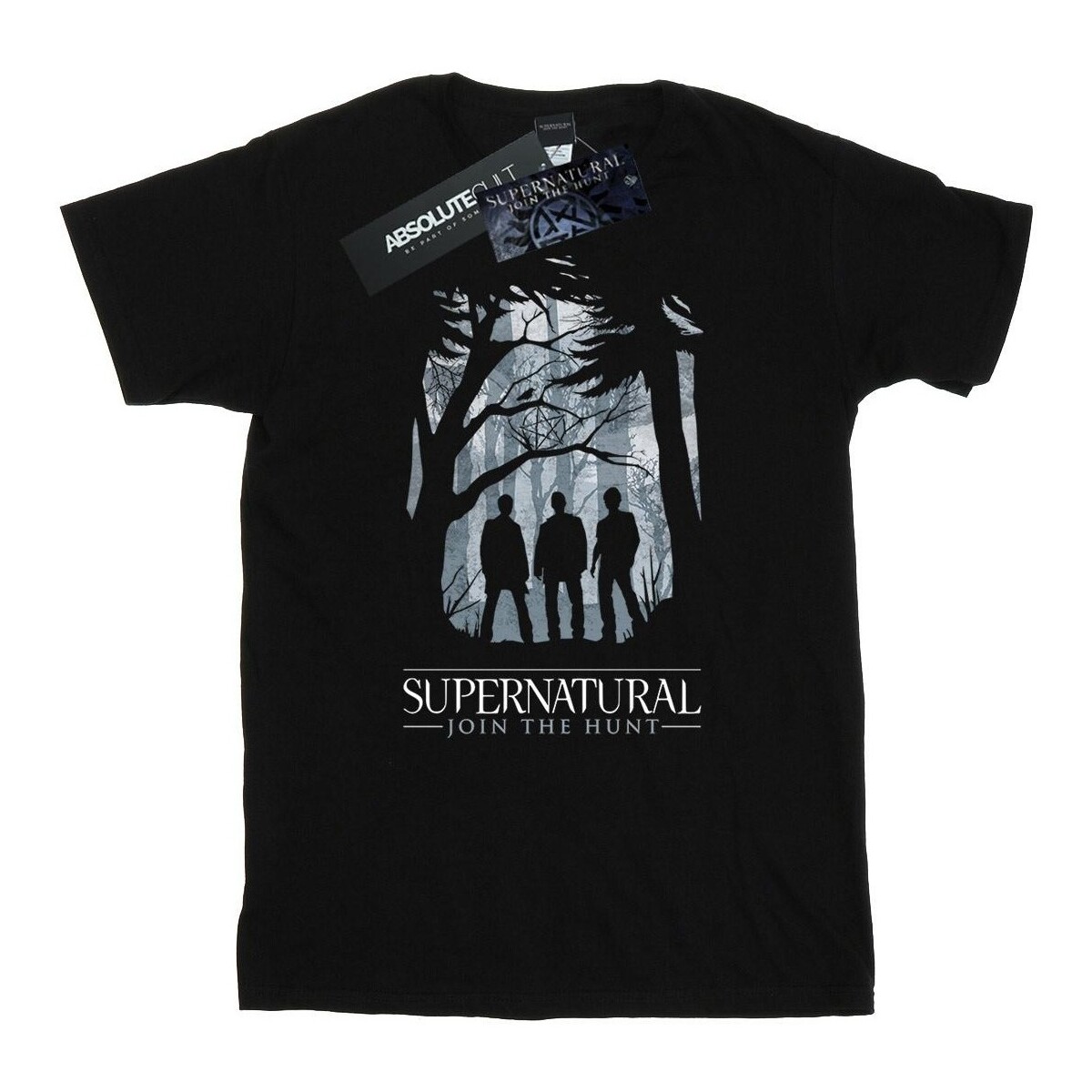Vêtements Homme T-shirts manches longues Supernatural Group Outline Noir