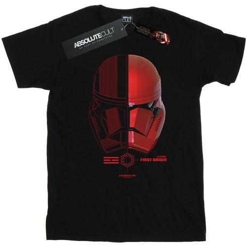 Vêtements Homme T-shirts manches longues Star Wars: The Rise Of Skywalker Sith Trooper Helmet Noir