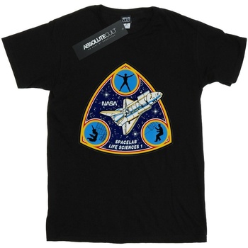 Vêtements Homme T-shirts manches longues Nasa Classic Spacelab Life Science Noir