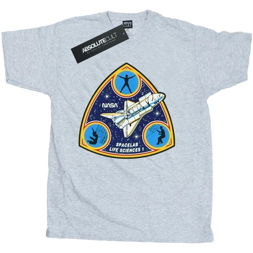 Vêtements Homme T-shirts Basic manches longues Nasa Classic Spacelab Life Science Gris