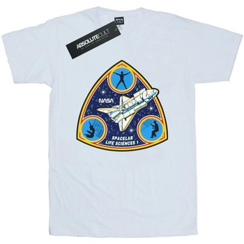 Vêtements Homme T-shirts manches longues Nasa Classic Spacelab Life Science Blanc