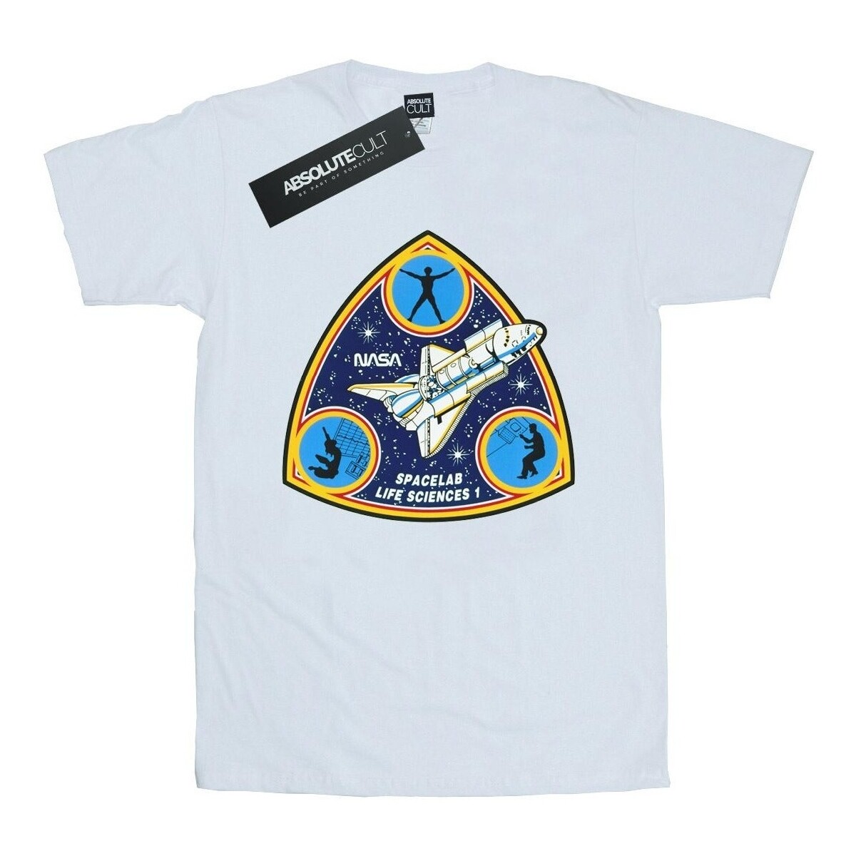Vêtements Homme T-shirts manches longues Nasa Classic Spacelab Life Science Blanc