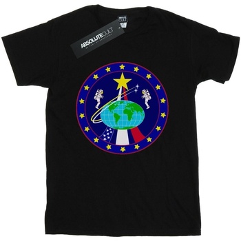Vêtements Homme T-shirts manches longues Nasa Classic Globe Astronauts Noir