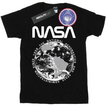 Vêtements Homme T-shirts manches longues Nasa Planet Earth Noir