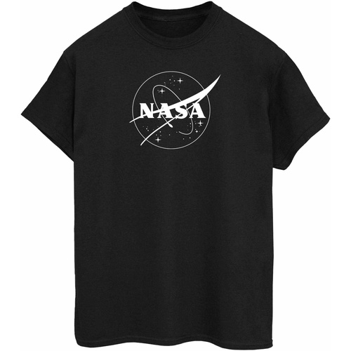 Vêtements Homme T-shirts manches longues Nasa Classic Insignia Logo Monochrome Noir