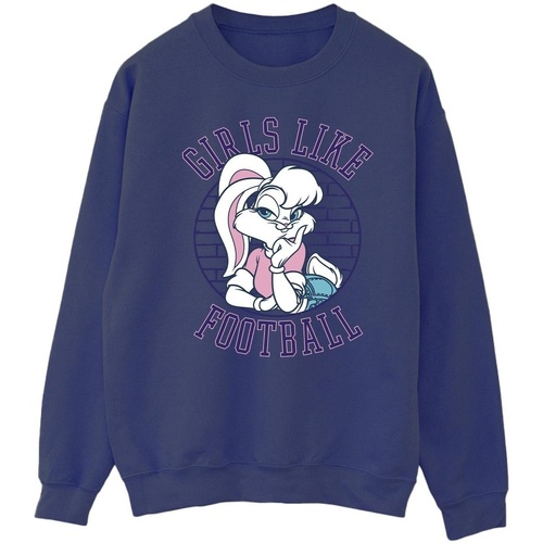 Vêtements Homme Sweats Dessins Animés Lola Bunny Girls Like Football Bleu
