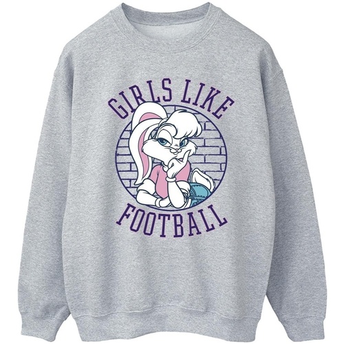 Vêtements Homme Sweats Dessins Animés Lola Bunny Girls Like Football Gris