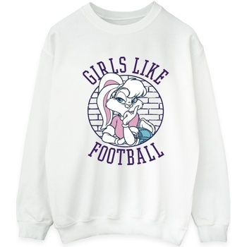 Vêtements Homme Sweats Dessins Animés Lola Bunny Girls Like Football Blanc