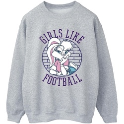 Vêtements Femme Sweats Dessins Animés Lola Bunny Girls Like Football Gris