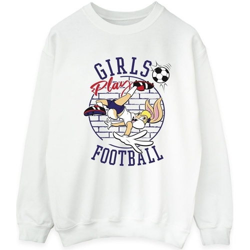Vêtements Homme Sweats Dessins Animés Lola Bunny Girls Play Football Blanc