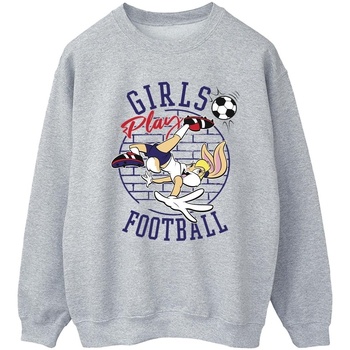 Vêtements Femme Sweats Dessins Animés Lola Bunny Girls Play Football Gris