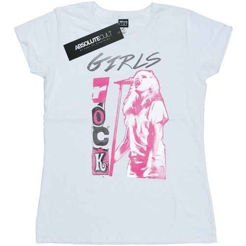 Vêtements Femme T-shirts manches longues Debbie Harry Girls Rock Blanc