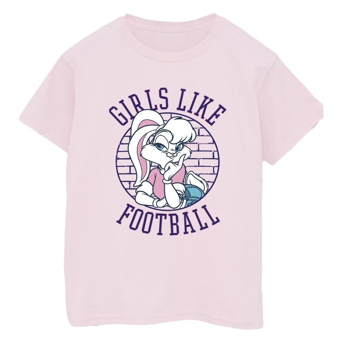 Vêtements Homme T-shirts manches longues Dessins Animés Lola Bunny Girls Like Football Rouge