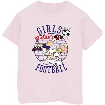 Vêtements Homme T-shirts manches longues Dessins Animés Lola Bunny Girls Play Football Rouge