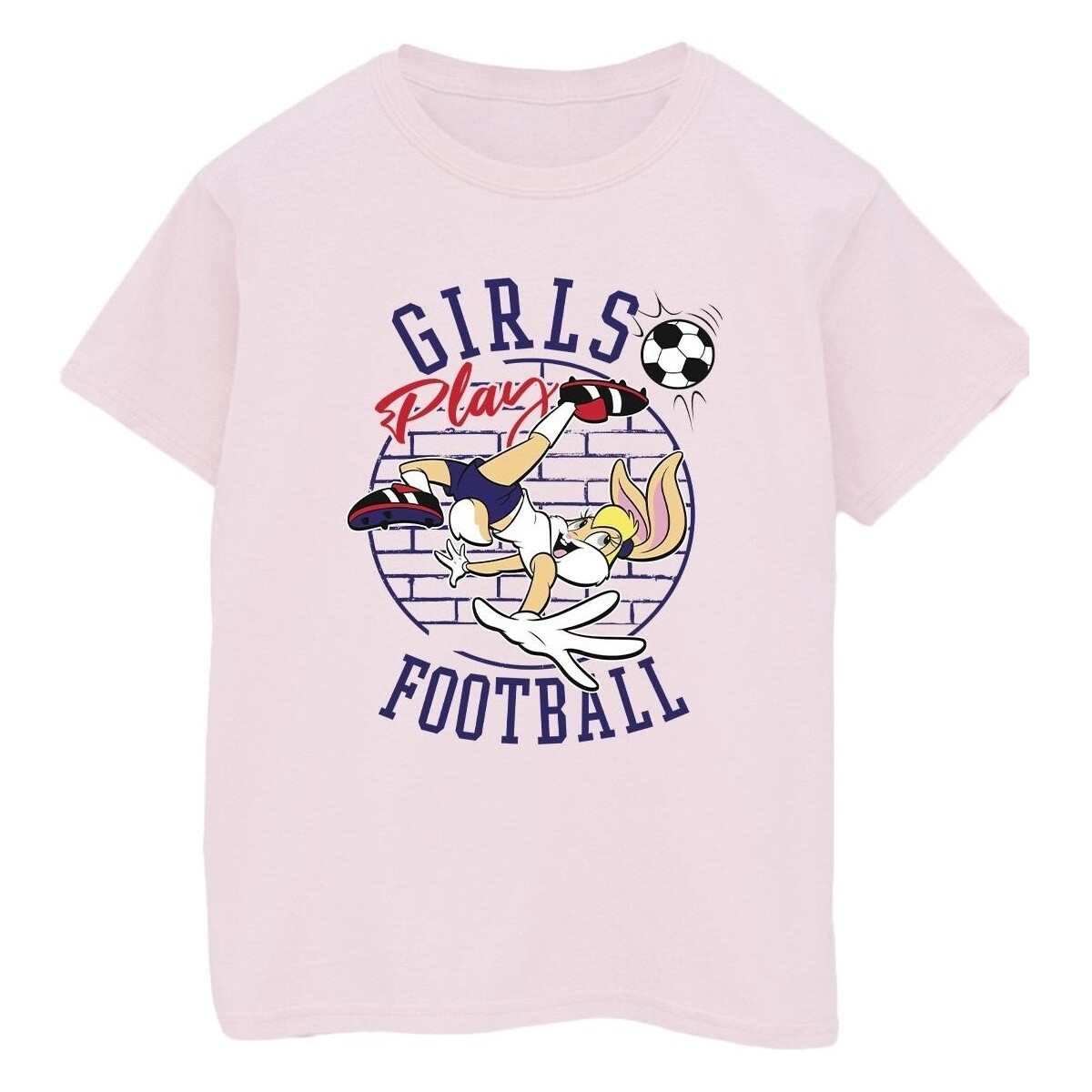 Vêtements Homme T-shirts manches longues Dessins Animés Lola Bunny Girls Play Football Rouge