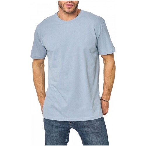Vêtements Homme Pull Blocking Marron F Kebello T-Shirt manches courtes Ciel H Bleu