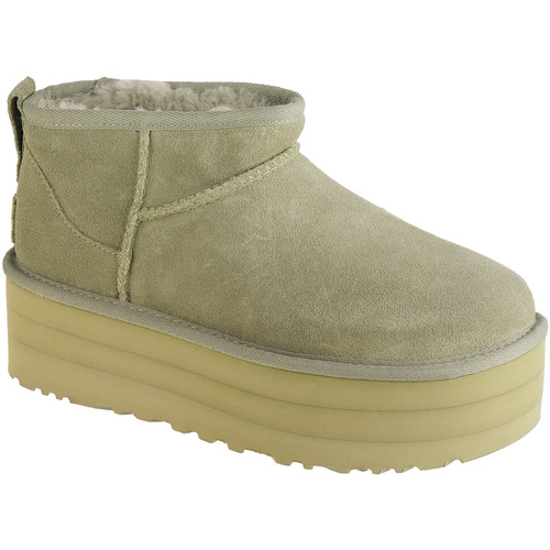 Chaussures Femme Boots UGG collabo sneaker with DC Life Platform Vert