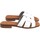 Chaussures Femme Multisport Eva Frutos sandale femme 3063 blanc Blanc
