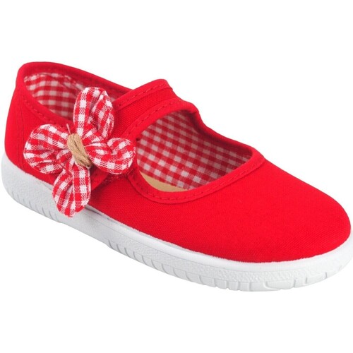 Chaussures Fille Multisport Vulpeques 126-p toile fille rouge Rouge