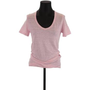Vêtements Femme Débardeurs / T-shirts sans manche Isabel Marant Top en lin Rose