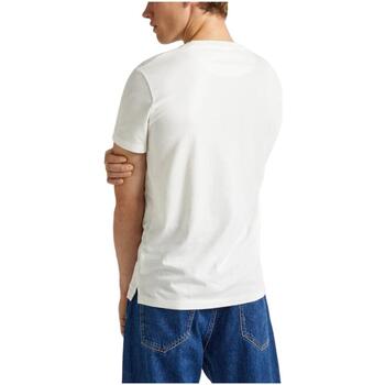 Vêtements Homme T-shirts manches courtes Pepe Leggings jeans  Blanc