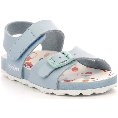Chaussures Fille Bouts de canapé / guéridons Kickers Sunkro Bleu