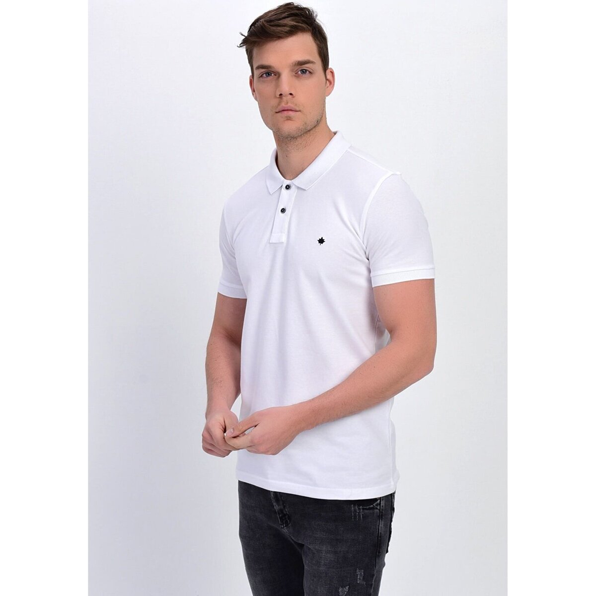 Vêtements Homme T-shirts & Polos Dynamo T433 Blanc