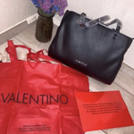Valentino Custom Garavani VLTN logo zip purse